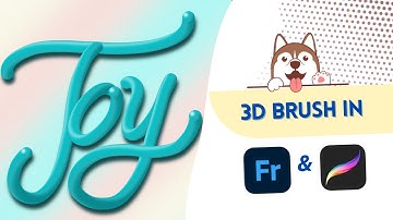 Let’s make a 3D Brush (Adobe Fresco and Procreate) #procreate #procreatetutorial