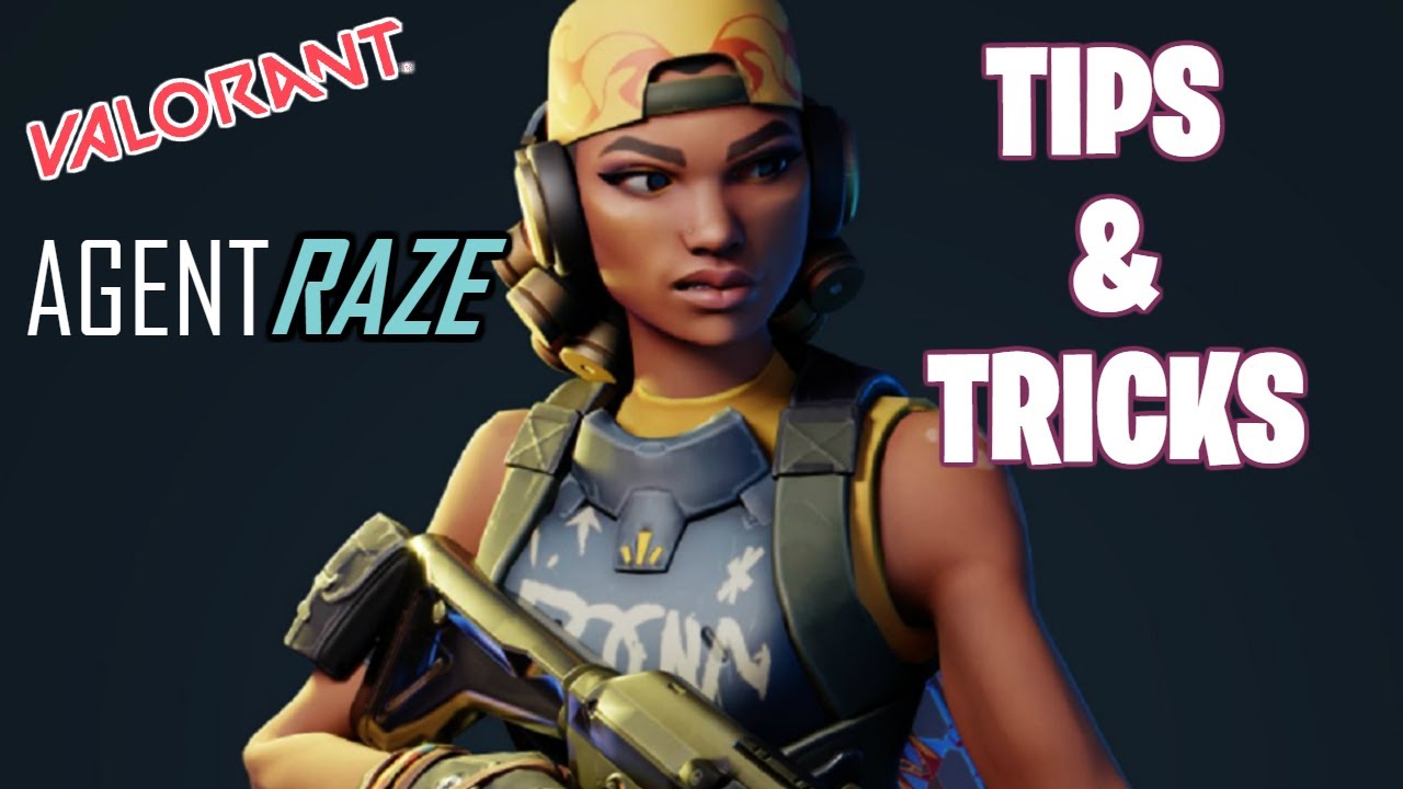 COOL TIPS & TRICKS WITH NEW VALORANT AGENT RAZE ! - YouTube