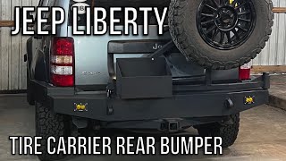 Jeep Liberty - Tire Carrier Rear Bumper