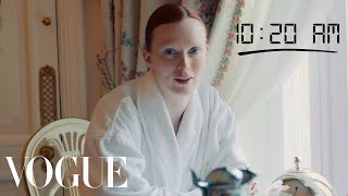 How Top Model Karen Elson Gets Runway Ready | Diary of a Model | Vogue screenshot 5