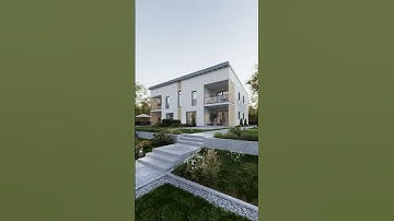 Modern House Architecture 3D Visualization | Made with #Blender & #D5Render