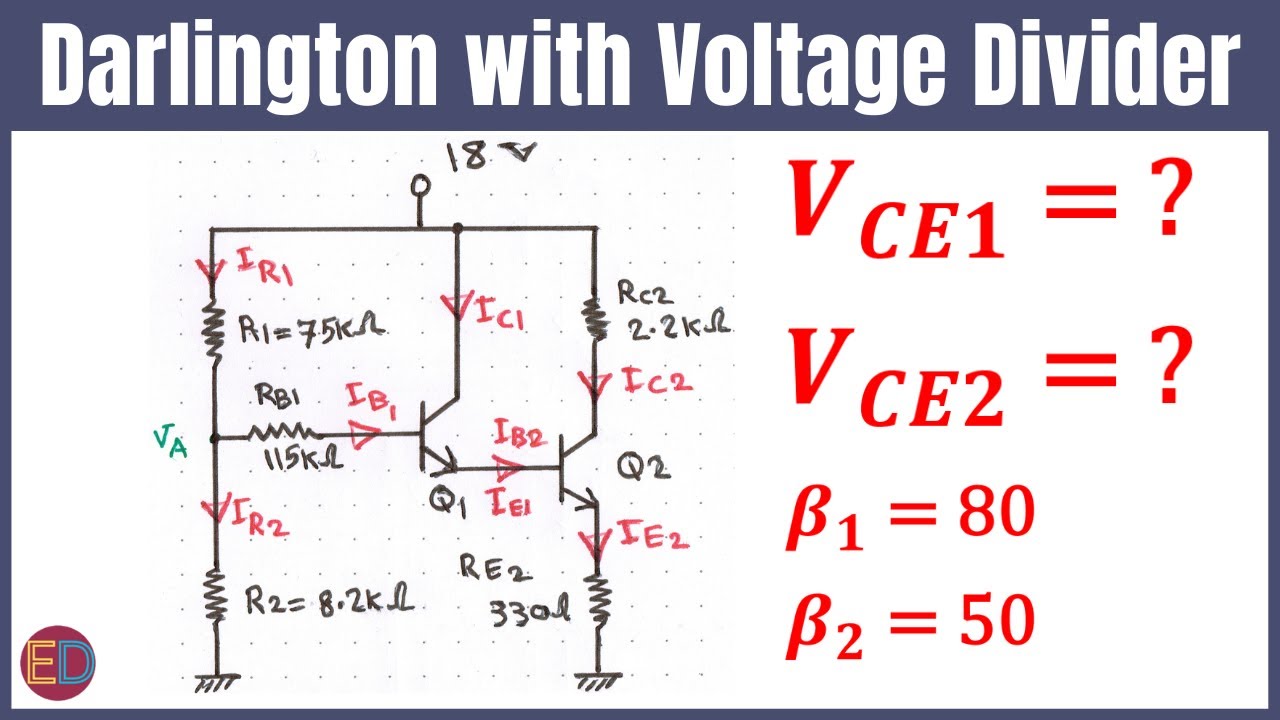 Darlington Pair With Voltage Divider Biasing Darlington Super Beta darlington-pair-with-voltage-divider-biasing-darlington-super-beta