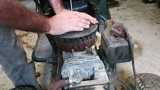 how to change the ignition coil out on a Craftsman LT1000 riding lawn mower16.5 hp b&s  year 2002