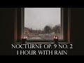 A Quiet Escape: An Hour-Long Journey with Chopin Nocturne and Rain