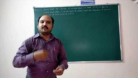 #Circles#Exercise-1(e)#Point of contact#Common tangent at their point of contact#Maths2B#LECTURE-14