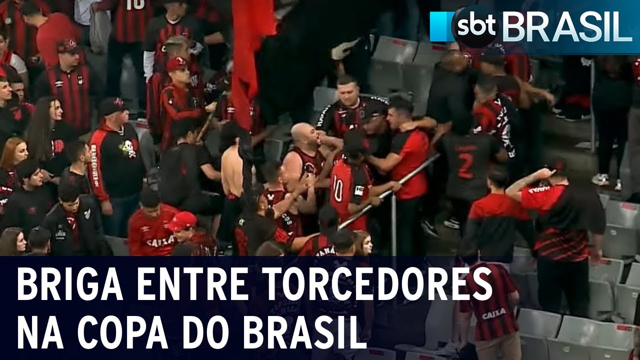 Briga entre torcedores marca rodada da Copa do Brasil | SBT Brasil (18/08/22)