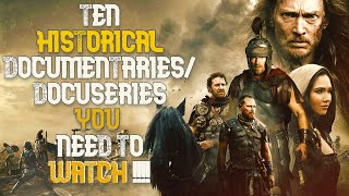 Top 10 Historical Documentaries You Need to Watch !!!