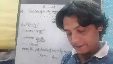 Compound interest Exercise 11b Class 8th- UPBOARD