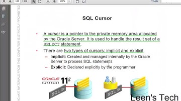 Beginner to Expert PL/SQL 11g Tutorial in Bangla: Fundamentals L#4 P#3 | Introducing SQL cursors