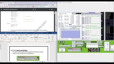 EXPERIMENT 4: Liquid Crystal Display Character Generator