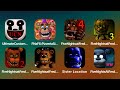 Ultimate Custom Night,Five Nights at Freddy&#39;s 6 Pizzeria Simulator,FNaF 5,4,3,2,1,Sister,Help Wanted