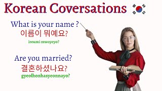 EVERYDAY Life KOREAN CONVERSATIONS Every Korean language Learner Must Know | Learn Korean | 한국어 배우기