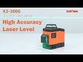 DOVOH 3X360° GREEN LASER LEVEL (K3-360G)