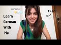 Learn GERMAN With Me - Let