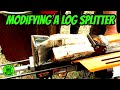 Log splitter modification!