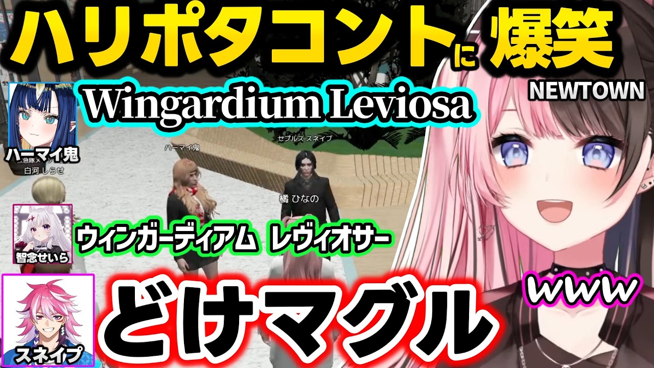 解像度が高すぎるアマルのスネイプやハリポタ芸に爆笑するひなーのｗｗ【橘ひなの/ぶいすぽ】