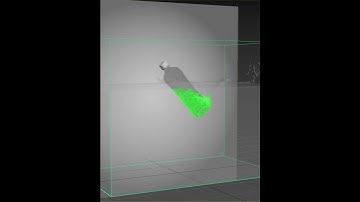 Product visualization with liquid simulation.  Made with #3dsmax  and #phoenixfd