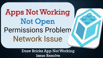 How To Fix Draw Bricks App not working | Not Open | Space Issue | Network & Permissions Issue