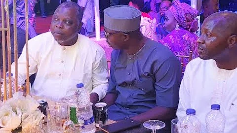 Dele Odule,Mr Latin,Okunnu & Other Enjoying Themselves At Ibrahim Chatta movie premiere