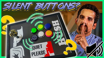 Best SILENT fightstick buttons? How quiet can we get? Silent button showdown!