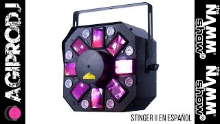 ADJ Stinger II Overview (En Español)  | NAMM 2016 | agiprodj.com