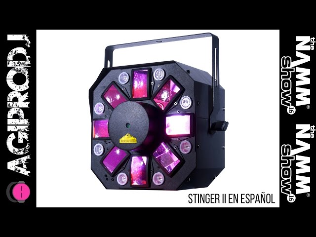 ADJ Stinger II Overview (En Español) | NAMM 2016 | agiprodj.com
