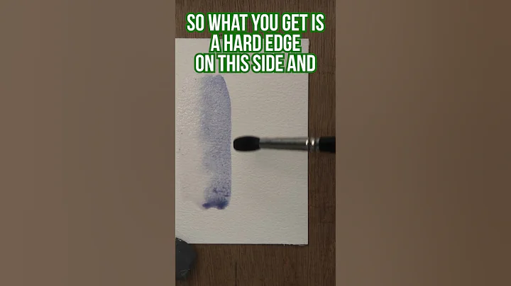 Watercolor TRICK for controlling edges! 🎨 #watercolor