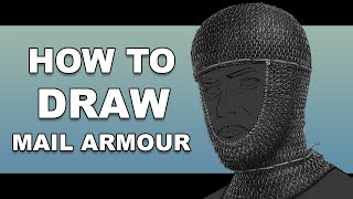 How to draw mail armour