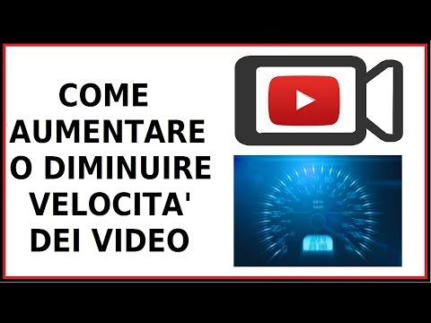 Video: Come Aumentare La Velocità Del Video