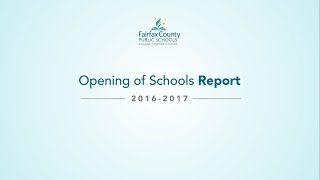 Opening of Schools Report 2016-17