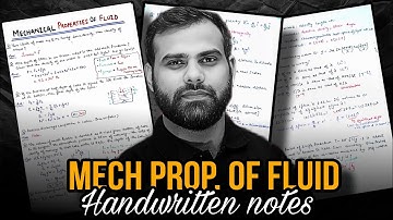 Mechanical properties of fluid handwritten notes | MR sir | Neet 2025 | yakeen 2.0 handwritten notes