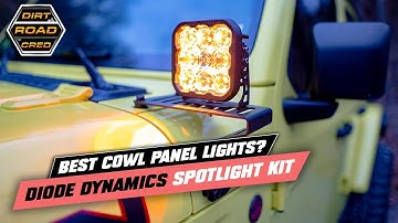 Are these the Best Cowl Panel Jeep Wrangler Lights? (Diode Dynamics SS5 Spotlight Kit)
