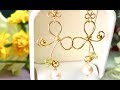 簡単✨初めてのワイヤーリボンイヤリング🎀DIY Wire Bow earrings🎀