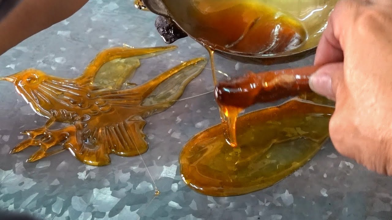 Сахарная живопись на Тайване, Спринг ролл мороженое - тайваньская уличная еда