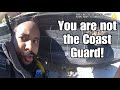Wanted Fugitive Demands Officer Stop Trying To Arrest Him or He'll Have Him Arrested
