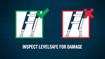 Werner Ladder - Safety Instructions - Inspect for Damage (LEVELSAFE)  [ENGLISH]