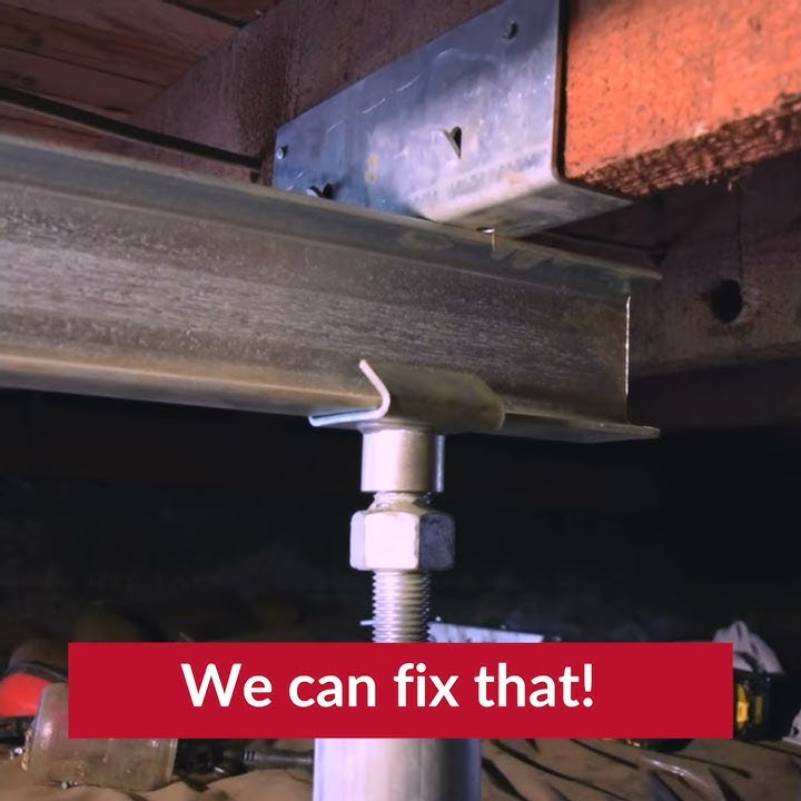 Fix Sagging Floors Fast with SmartJack® Crawl Space Supports | TerraFirma
