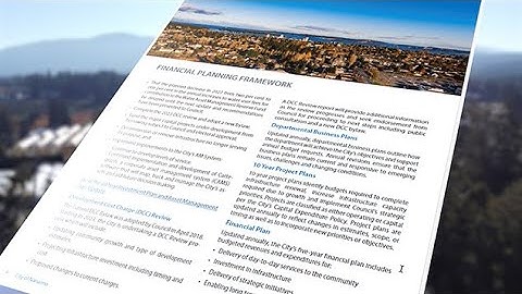 City of Nanaimo: Budget and Funding 2024-2028 (City of Nanaimo)