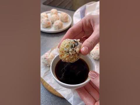 СУШИ-ШАРИКИПростые роллы для ленивых! Получается очень просто и вкусно🍣 ...