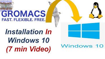 GROMACS Installation In Window 10 | Molecular Dynamics Simulations Are Easy :)  (Part-2)
