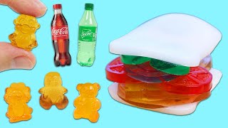 How to Make Satisfying Rainbow Gummy Sandwich & Soda Gummy Bears | Fun & Easy DIY Jello Desserts!