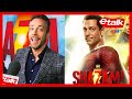 Zachary Levi talks &#39;Shazam! Fury of the Gods&#39; at Toronto premiere | Etalk Red Carpet