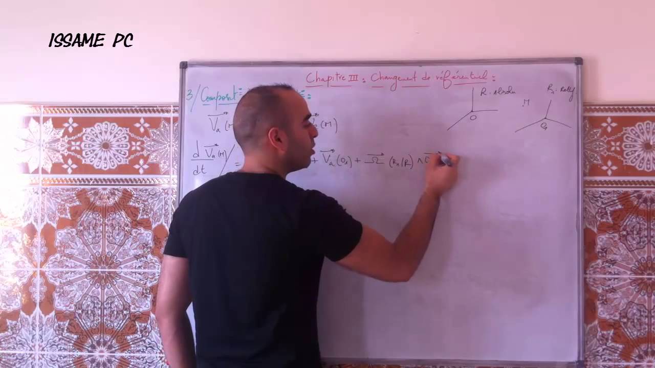 Changement des référentiels:composition des accélérations (Partie6)