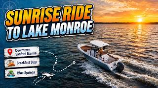 Boating Central Florida: Sunrise Ride, Sanford Marina & Blue Spring