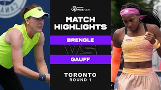 Madison Brengle vs. Coco Gauff | 2022 Toronto Round 1 | WTA Match Highlights