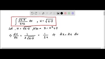 Use the specified substitution to find or evaluate the integral. (Use C for the constant of integra…