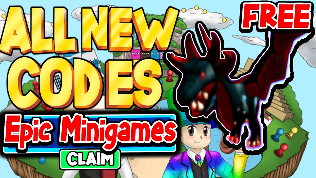 Epic Minigames CODES *FREE PET* All NEW Epic Minigames Codes Roblox