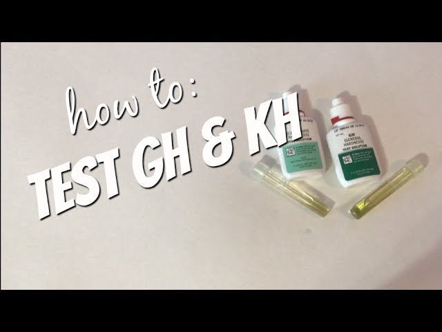 gh and kh test kit