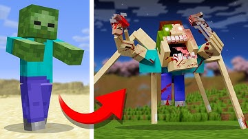 I Remade Every Mob Scary in Minecraft