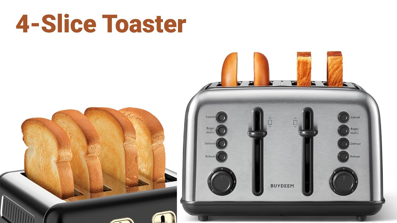 BUYDEEM 4-Slice Toaster review - The Gadgeteer